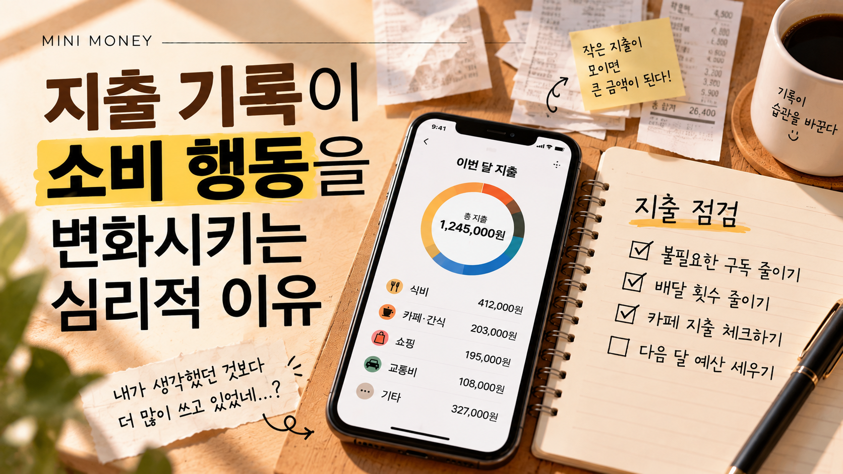 지출 기록이 썸낼